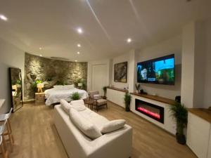 Comfortable loft and great location