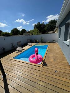 Maisons de vacances Confortable Maison Avenue du Cap Ferret : Maison 3 Chambres