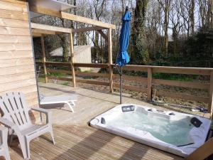 Maisons de vacances Ecolodge des Monts d-Arree & spa : photos des chambres
