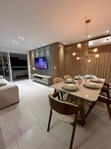 MARAVILHOSO, RIVIERA, 3 QUARTOS, MÓDULO 8, AR CONDICIONADO, PISCINA AQUECIDA, SERVIÇO de PRAIA !!!! - 朱奎