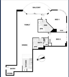 2BR 2Bath APARTMENT IN CITY CENTRE