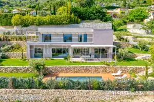 Villa Bel Air neuve, piscine, vue mer - Coursegoules