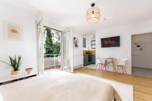Design-Apartment in Linz mit Netflix & Balkon