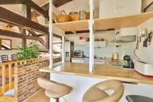 Rustic Bohemian Duplex in Meudon