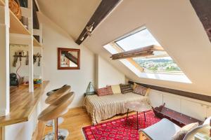 Rustic Bohemian Duplex in Meudon