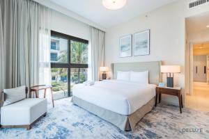 Seafront 4BR Apartment with Assistant Room in The Address Fujairah Residences Block B, Fujairah by Deluxe Holiday Homes