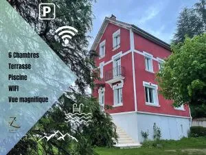 Qouei Eichi la maison fleurie PISCINE Campagne - Gourdon