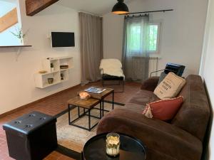 Appartements Haut de maison 65m2 avec jardin : photos des chambres