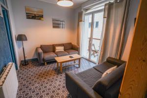 Appartements Villa La Precieuse en front de mer : photos des chambres