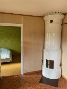 Calm and private country side property with own waterfront by large river