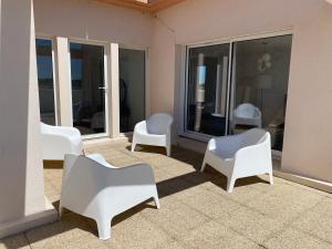 Appartements Appartement terrasse centre ville : photos des chambres
