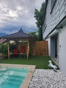 Appartements La maison Marilyne - T2 avec piscine privative : photos des chambres