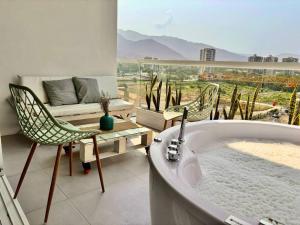 Loft vista mar terraza jacuzzi