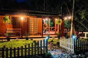 chalé das montanhas gravatal cabana águas claras - 图巴朗