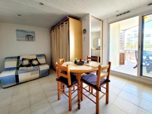 Canet-en-Roussillon T2, 4 pers, Clim, face mer - FR-1-794-106