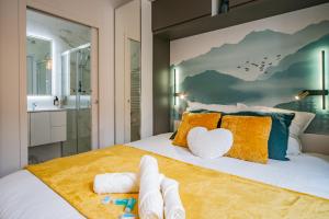 Appartements Le Jardin De Guilbaud - Hypercentre - Netflix : photos des chambres