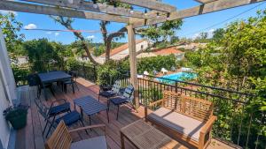 Villas Maison 8/10 pers / piscine chauffee / St Palais sur Mer : photos des chambres