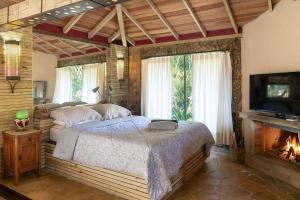 Cabana com jacuzzi em meio a Mata Atlântica