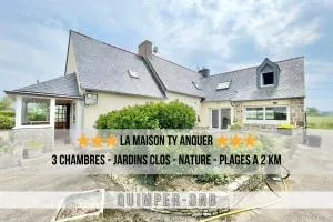 LA MAISON TY ANQUER - Jardin clos - Plages à 2 pas - 坡隆维茨普尔扎伊