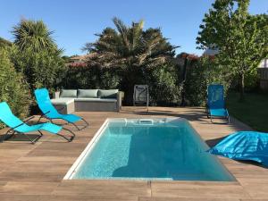 Maisons de vacances Villa Ocean, environnement calme avec piscine chauffee 10 min de l-ocean : photos des chambres
