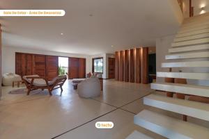 Casa KitePirosca, quartos com vista mar em Fortim