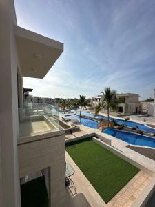 Cozy Studio with pool view in Hawana Salalah