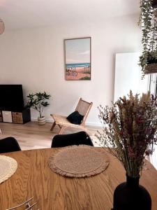 Appartements Evasion sur Vannes avec terrasse et jardinet : photos des chambres