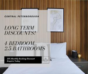 Large 4 Bed House - Long Stays Welcome - Smart TVs in Each Bedroom - Parking - Wifi - 4-star hotels in Peterborough