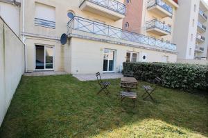 Annonce professionnelle. Appartement en rdc face mer, 2 chambres pour 4 à 6 personnes HARDELOT