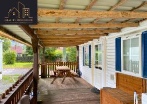 Spacieux mobil home - Terrasse