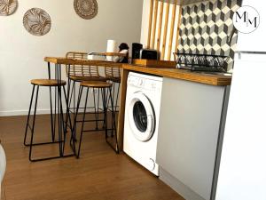 Studio Déco Blancarde 2-3 pers Terrasse Parking Clim