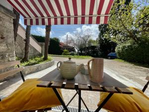 Appartements Studio COZY avec jardin au centre ville d-Hendaye a 10 minutes d-Espagne : photos des chambres