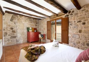 Patio con barbacoa disfruta del Matarraña