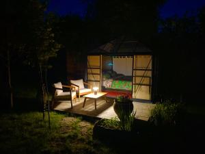 Tentes de luxe Le jardin secret : photos des chambres