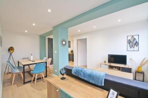 Appartement familial, 2 chambres, en RdC sur cour