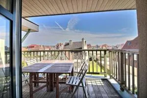 Annonce professionnelle. Appartement 2 chambres avec terrasse Sud, à 50m de la plage, pour 4 à 5 personnes - Hardelot-Plage