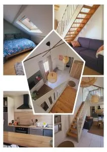 Duplex cosy La petite Arche centre Pont de l'arche - Les Authieux-sur-le-Port-Saint-Ouen