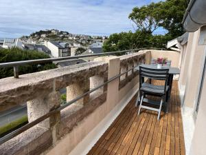 Studio avec grande terrasse et vue mer pour 3 pers
