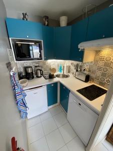 Maisons de vacances New T1 with courtyard between port and beach : photos des chambres