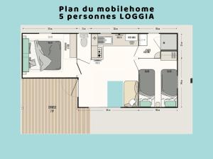 B&B / Chambres d'hotes Le Gewurz - Bungalow climatise avec TV pour 5 : photos des chambres