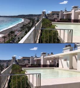 Maisons d'hotes Studio with Terrace & Rooftop Pool in Promenade des Anglais : photos des chambres