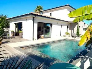 Belle villa contemporaine climatisée avec piscine - Jacou