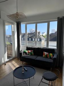 Charmant appartement t3 avec balcon, centre-ville