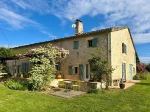 Ferme rénovée 6 chambres, vue sur lac et piscine - Castéra-Lectourois