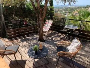 T2 terrasse arborée vue mer - 皮埃尔弗-迪瓦尔