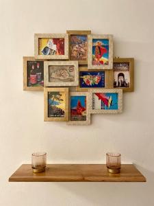 Premier étage dune maison de campagne avec jardin