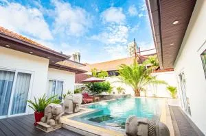 Seaside Villa 2 Pools,beach@50m - Ban Map Prachan