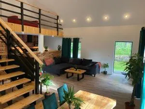 Domek do 12 osób, balia z jacuzzi - Małszewko