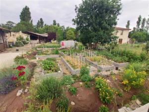 Maisons de vacances Ancient priory farmhouse with pool, jacuzzi and lakes : photos des chambres