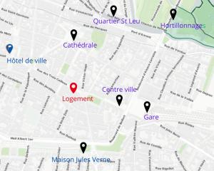 Jacobin-centre ville-paisible-2 couchages